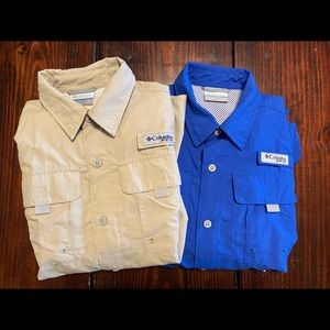 Lot of two boys’ Columbia PFG shirts